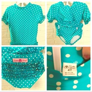 Fluffy Butts 4T two piece swimsuit